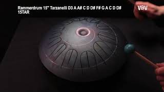 Tongue Drum 15" 12 Notes Tarzanelli video