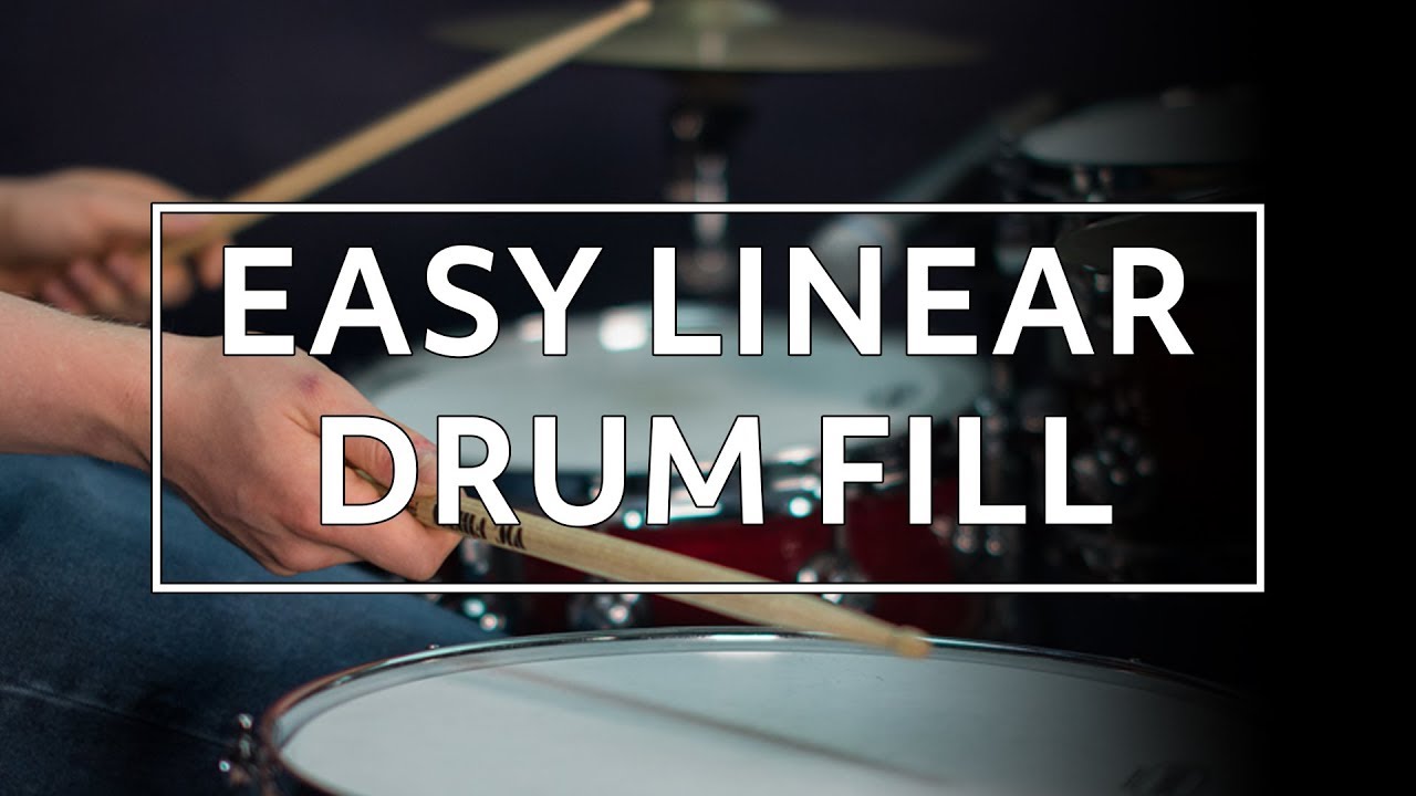 EASY LINEAR DRUM FILL Free Drum Lesson YouTube