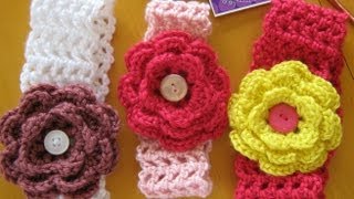 how to crochet a hairband or headband (all sizes)
