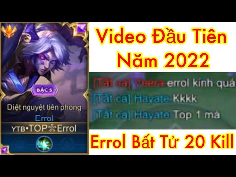 Top 1 Errol | Video Đầu Tiên Năm 2022 Và Màn Trình Diễn Errol Đi Rừng Như Hack Bất Tử | Liên Quân | Chiến thuật chơi game liên minh tốc chiến 1 hqdefault