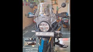 Himalayan 450 Accessories| Windshield | Knuckle Guard | Side Stand Extender | Soft grips