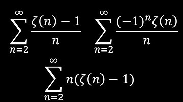 Three Awesome Infinite Sums Involving the Zeta Function! Inspired by @maths_505