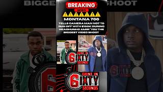 Montana 700 WARNS camera man not to RUN OFF with a $100K during Headhuncho Amir video shoot