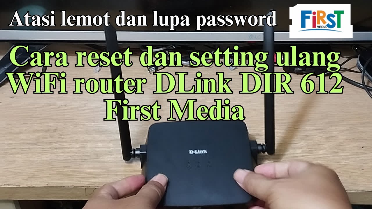 Cara reset router DLink DIR 612 First Media - YouTube