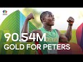 Anderson peters beats olympic champion chopra in mens javelin  world athletics champs oregon 22