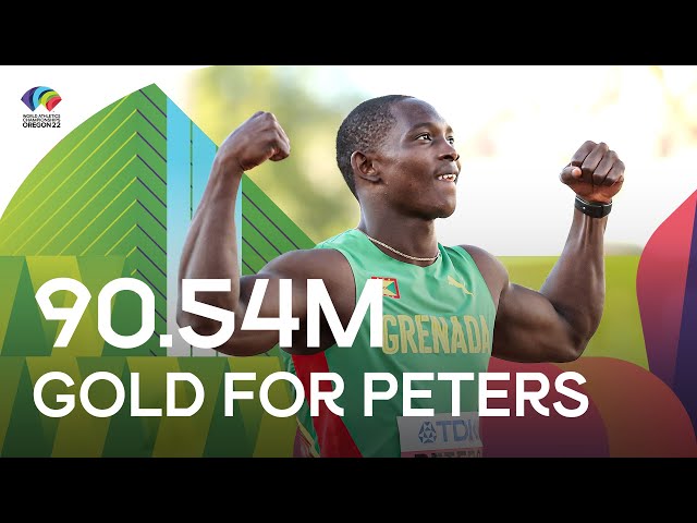 Anderson Peters beats Olympic champion Chopra in men's javelin | World Athletics Champs Oregon 22 class=