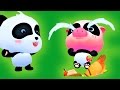 Labyrinth town  help the little panda fight monsters food  baby panda kids games