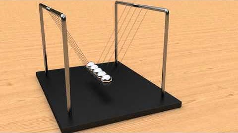 Newtons Cradle Animation  (15s/frame)
