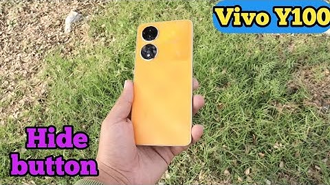 How To Hide Navigation Button In Vivo Y100, Hide Back Button Setting In Vivo Y100