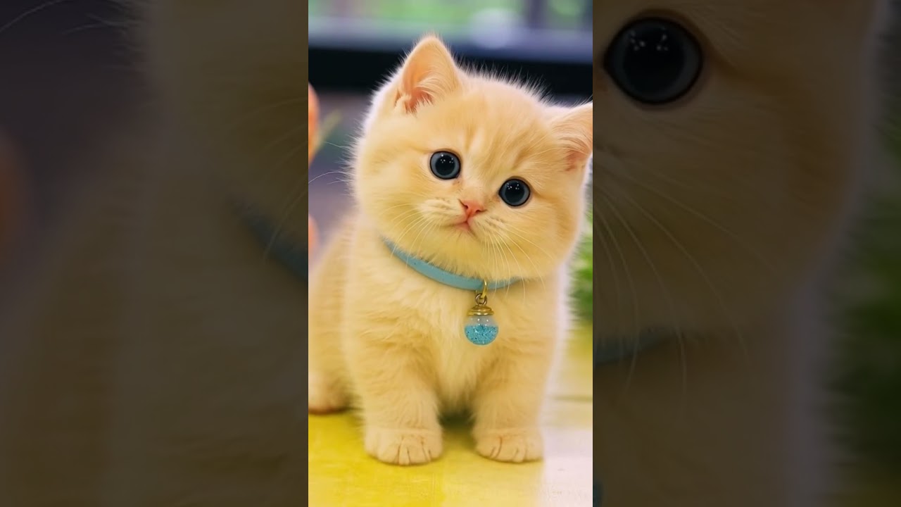 Cuteness overload! 🐱❤️ 