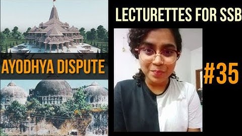 Lecturettes for SSB|| AYODHYA DISPUTE || Daily practice #35 || TARGET DEFENCE FORCES