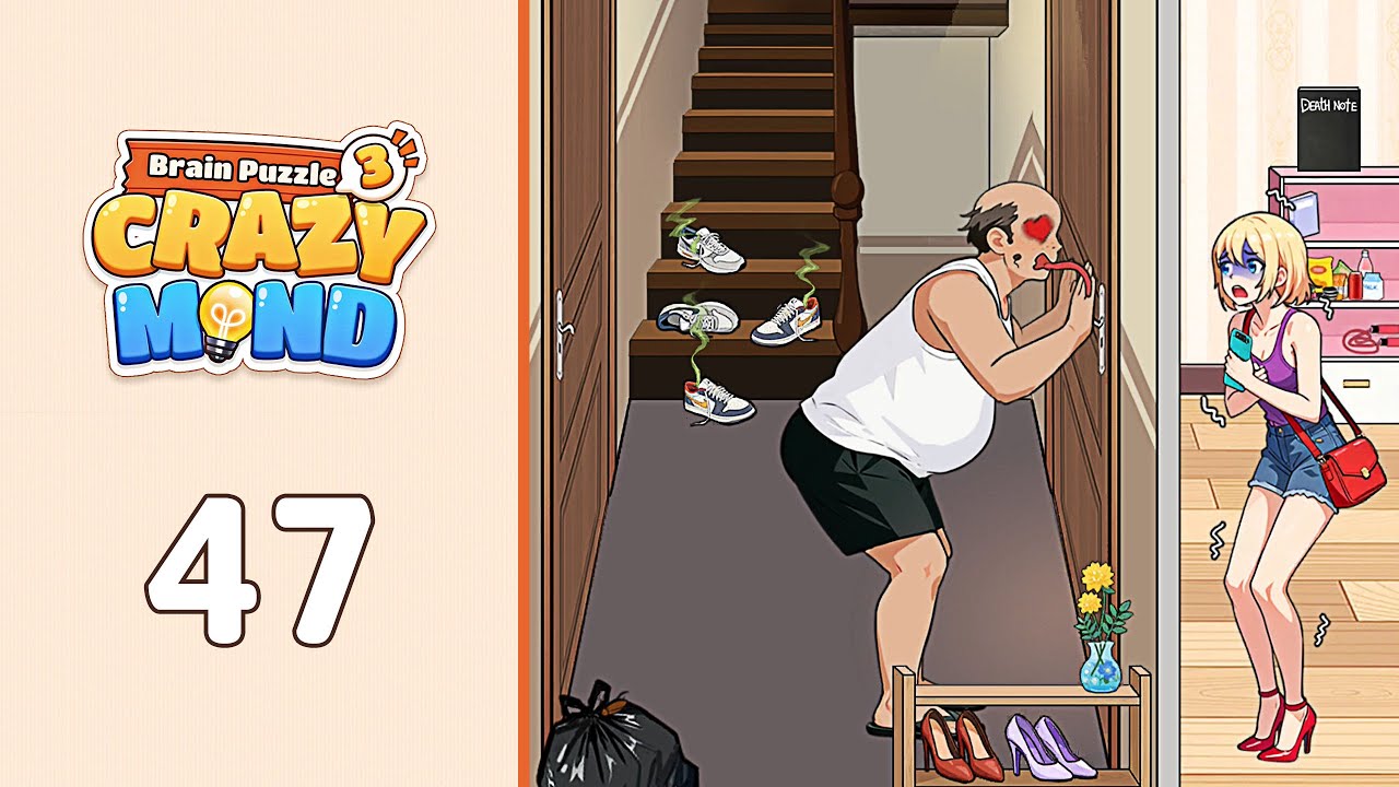 Brain Puzzle 3: Crazy Mind Level 47 Doorstep Creeper | Every Puzzle Solved! 🎯
