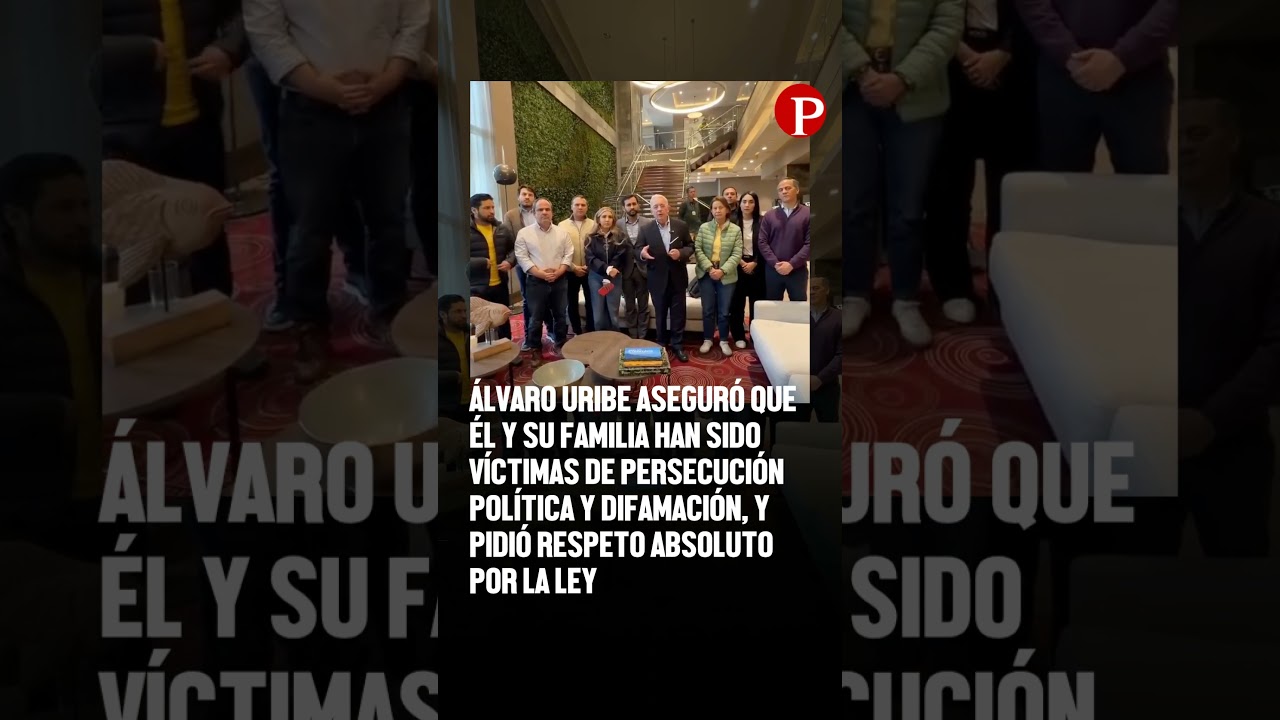 Uribe: "Mi familia ha sufrido persecución política"
