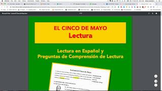 Cinco de Mayo Spanish Class Activities