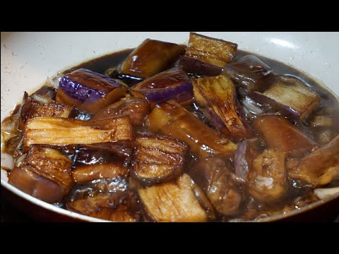 Video: Pinalamanan Na Adobo Na Talong