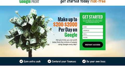 Landing page demo video