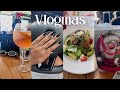 Vlogmas ep3 new hair and nails beach clean up year end luncheon secret santa