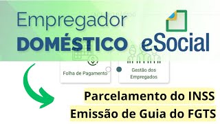 Parcelamento INSS e Social Domestico