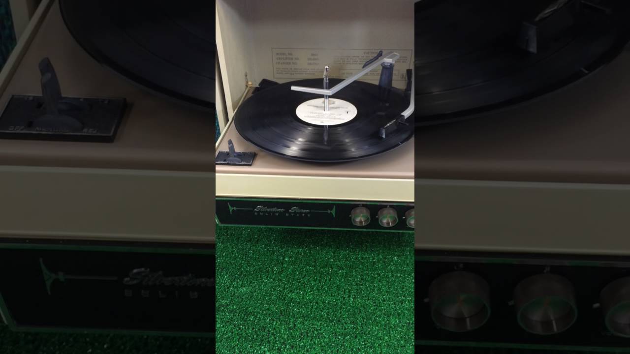 Sears Silvertone portable record player- for sale on Ebay- Vega4312