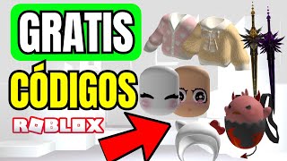 GRATIS CON CÓDIGOS  ÍTEMS, PELOS Y ROPA GRATIS EN ROBLOX CANJEA CODIGOS!