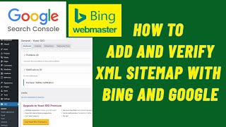 How to Add And Verify WordPress XML Sitemap To Bing and Google Webmaster Tools