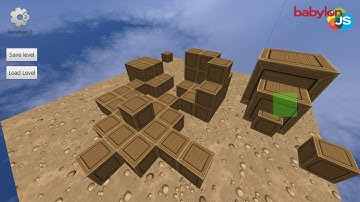 Test i made using Babylon3D for a possible 3D Tile based editor on Construct 2