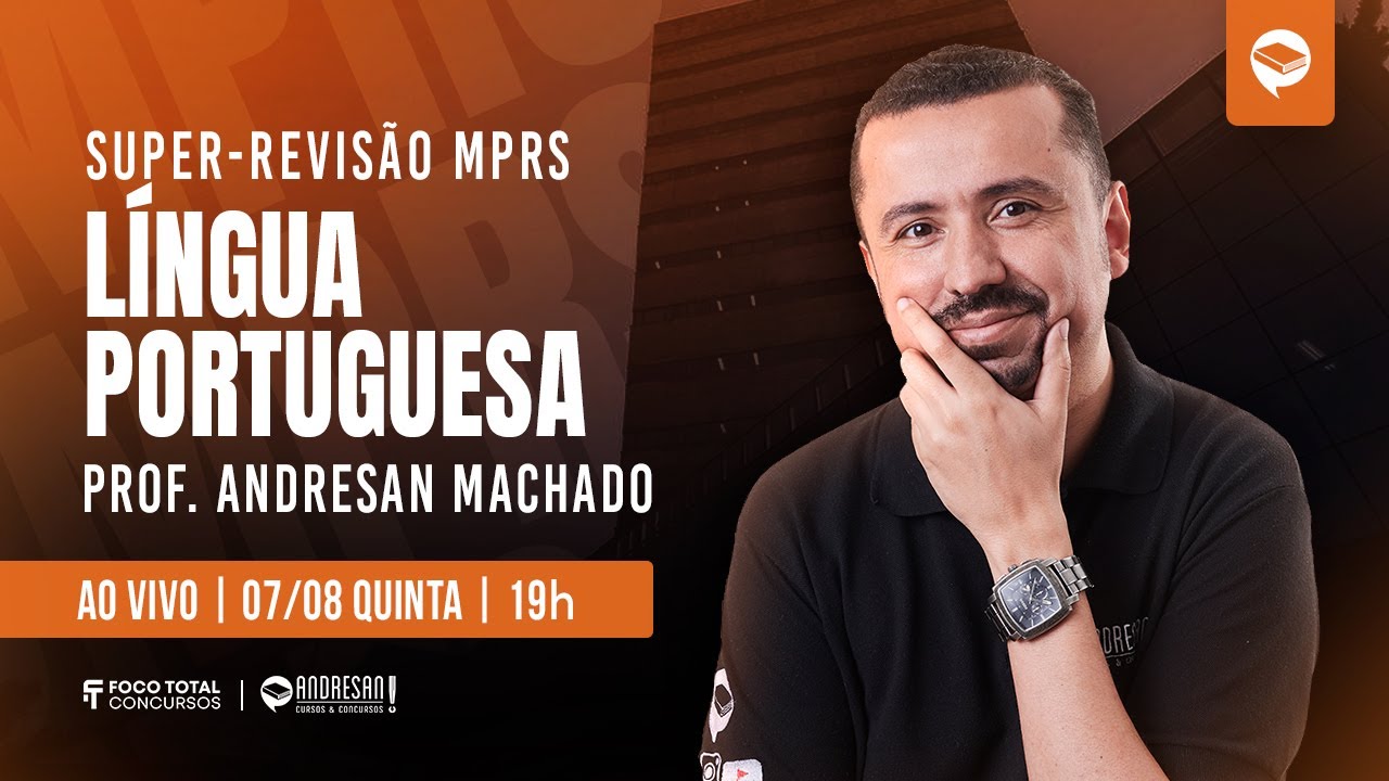 Concurso MP/RS 2025 | Super-revisão de Português | Professor Andresan
