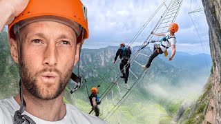 I Climb the Highest Ladder in the World! (1500m) 🇨🇳