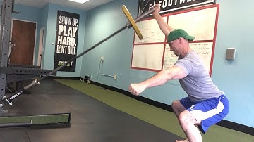 TonyGentilcore.com Deep Squat 1-Arm Landmine Press