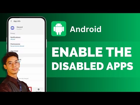 How To Enable Disabled Apps !