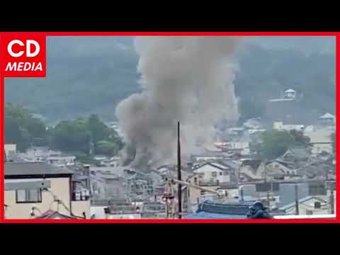 A fire broke out near Yuiimajuku, Shimizu-ku, Shizuoka City, Shizuoka Prefecture, Japan June 7th
