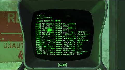 Fallout 4 - Hacking tutorial - Tips and tricks
