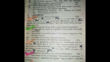 ADC part 1 Functional English Solved Article and prepostion of past five years