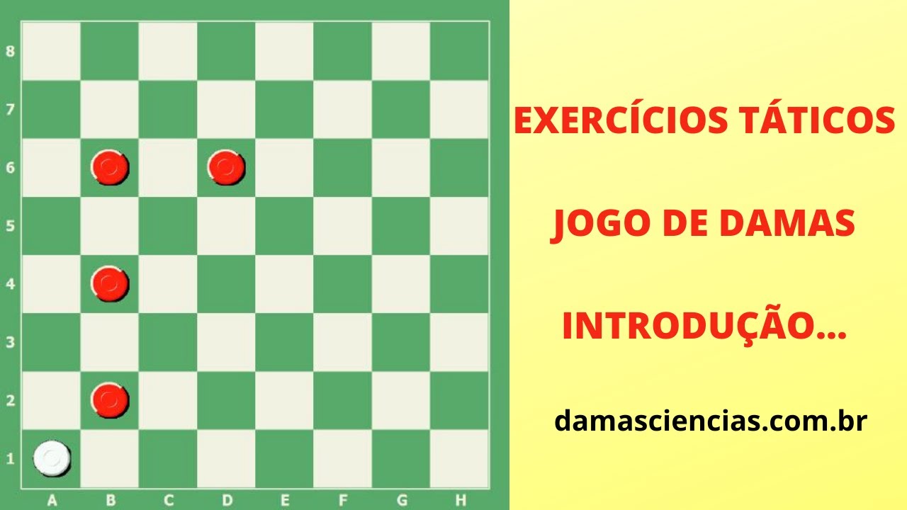 Exercícios Táticos Separados Por Temas - Jogo de Damas