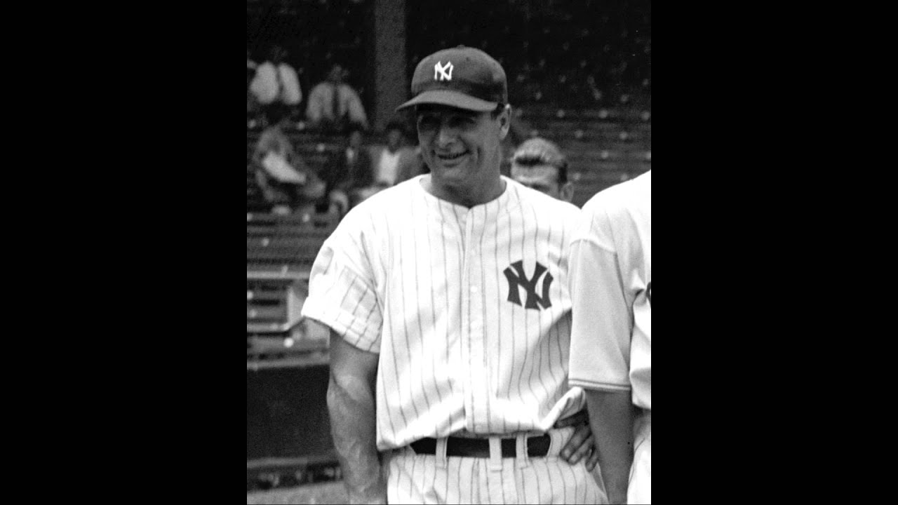 Lou Gehrig Farewell to Baseball YouTube