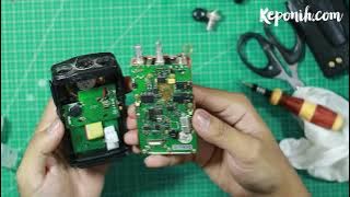 Bongkar dan memperbaiki HT Suicom tidak bisa ditekan tombolnya