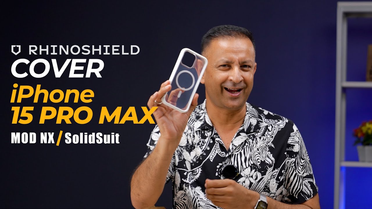 RHINOSHIELD SOLIDSUIT for iPhone 15 Pro Max: 👍11ft Drop Protection * Slim  & Lightweight 👎 Slippery! 
