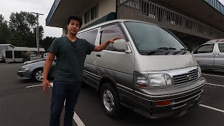 The Ultimate JDM RHD Camper Van! 1996 Toyota HiAce Super Custom Limited Review