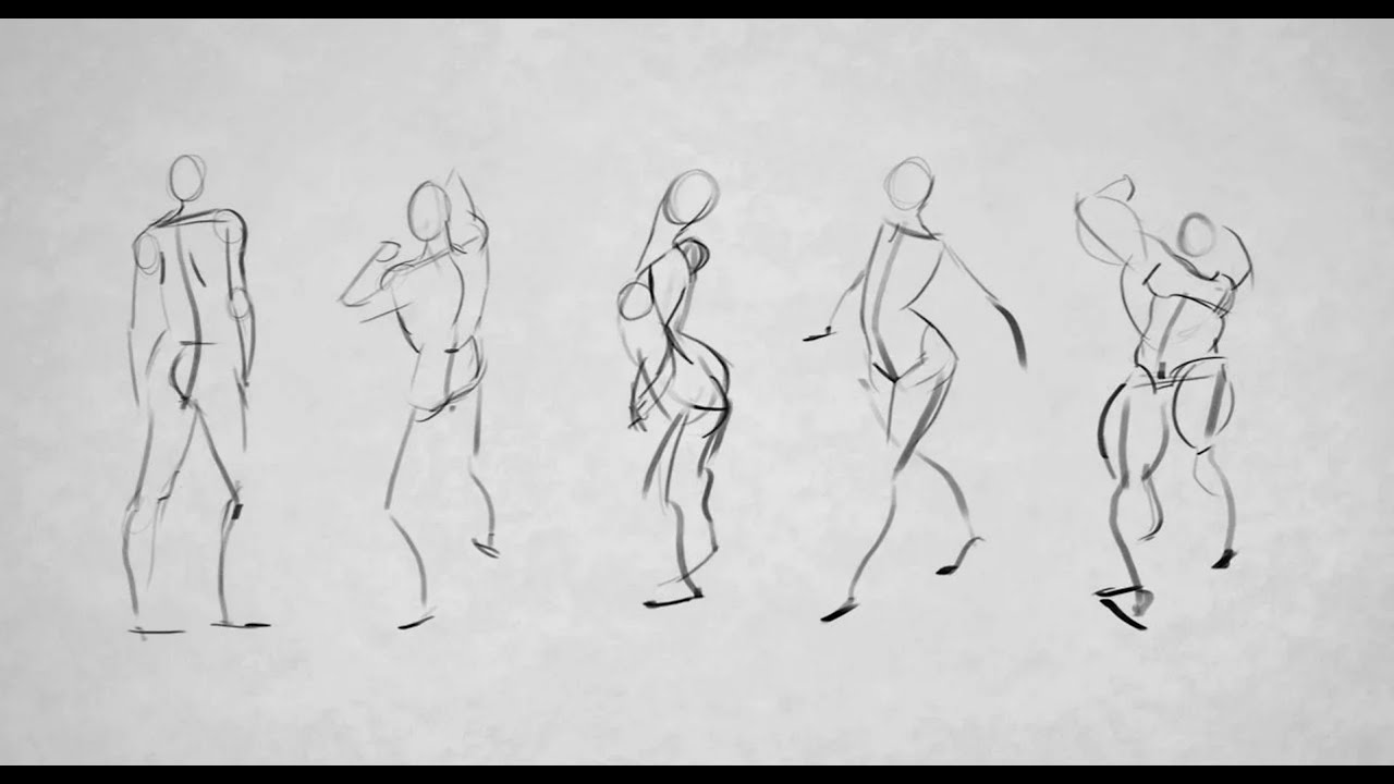 Quick Pose Gesture Sketching CtrlPaintcom  YouTube