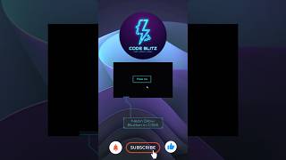 How to make a Neon Glow Button in CSS 🌟 (Hover Effect) #shorts