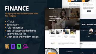 Finance - Multipurpose Business Responsive HTML Site Template | Themeforest Website Templates and