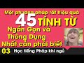 Hc ting php khi ng  45 tnh t ngn cn bn thng dng nht trong ting php cn phi bit