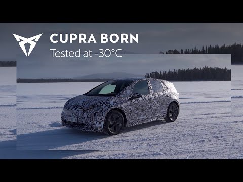 CUPRA Born. Tested at -30ºC.