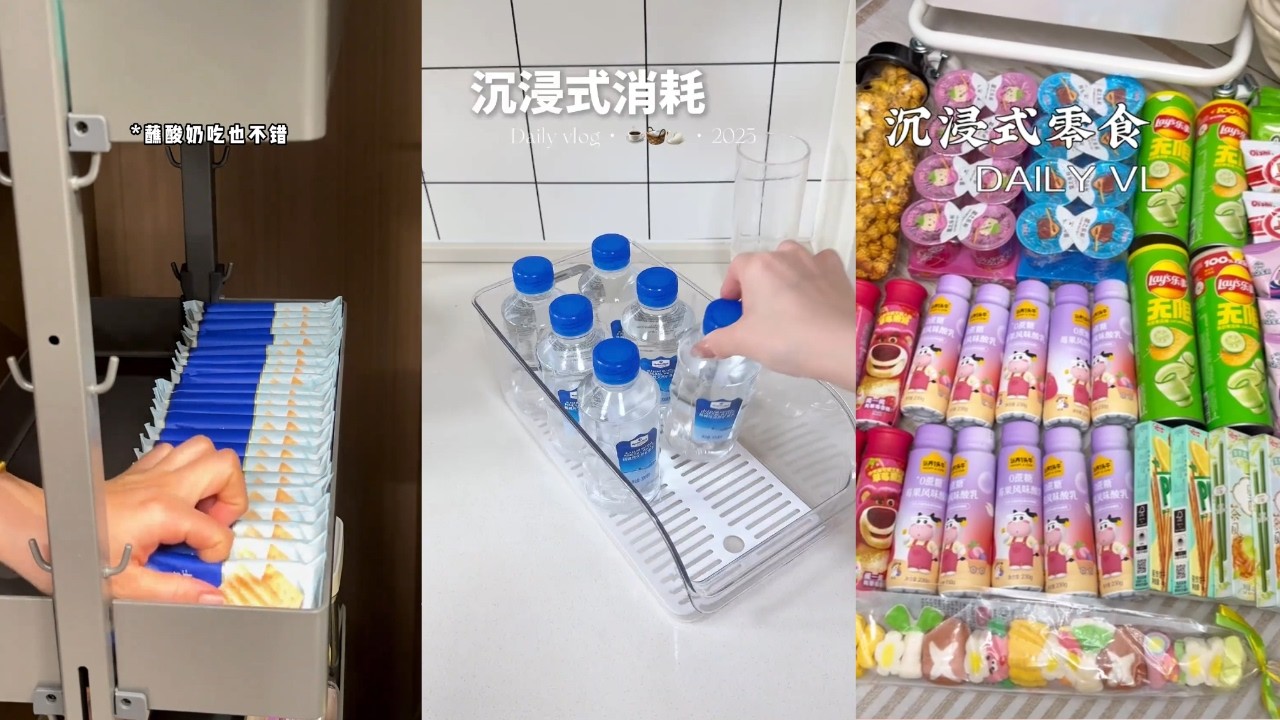 Satisfying Random Restock, Food restock, Organizing & Cleaning ASMR #982