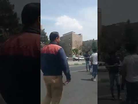 تهران تجمع واعتراض به شرایط بد اقتصادی سنگتراشها و میوه فروشها