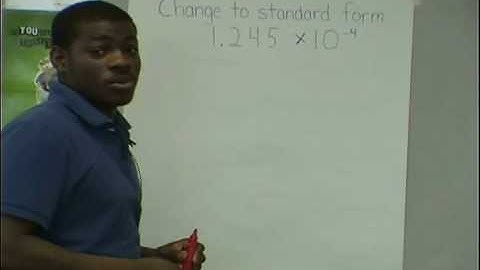 Scientific Notation Homework 5 - Changing Scientific Notation to Standard Form_0001.wmv