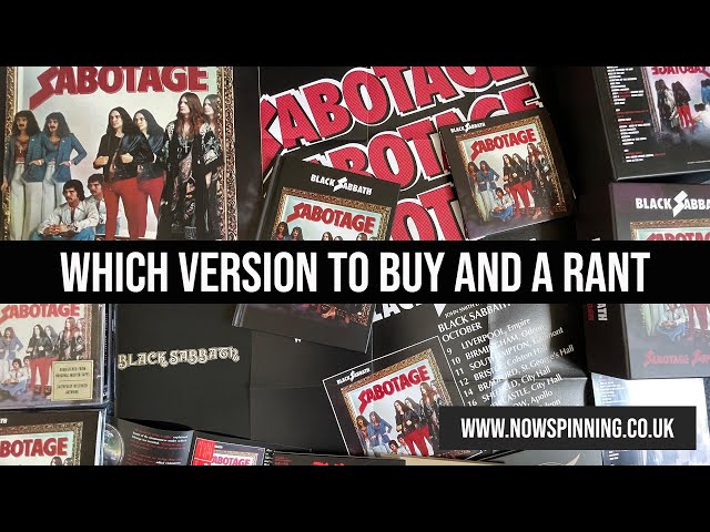 洋楽 Black Sabbath Sabotage delu xe 4CD BOX SABOTAGE: SUPER DELUXE EDITION (4CD) | Rhino Official Store