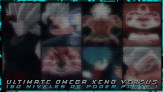 Ultimate Omega Xeno Vs Chetados De La ISO Niveles De Poder De LestPlay Parte 1 - DBZ BT3.