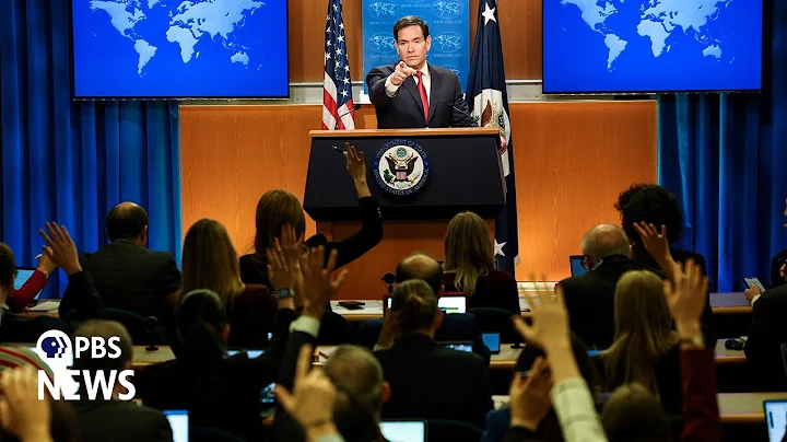 WATCH: Nick Schifrin asks Rubio if Putin is serious about peace in year-end news conference