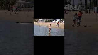 Courtney Stodden Flashes S On The Beach Touchdown